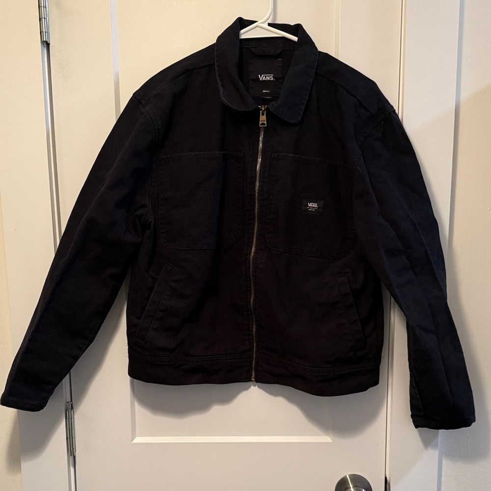 Vans Womens Open Road Black Denim Jacket size S